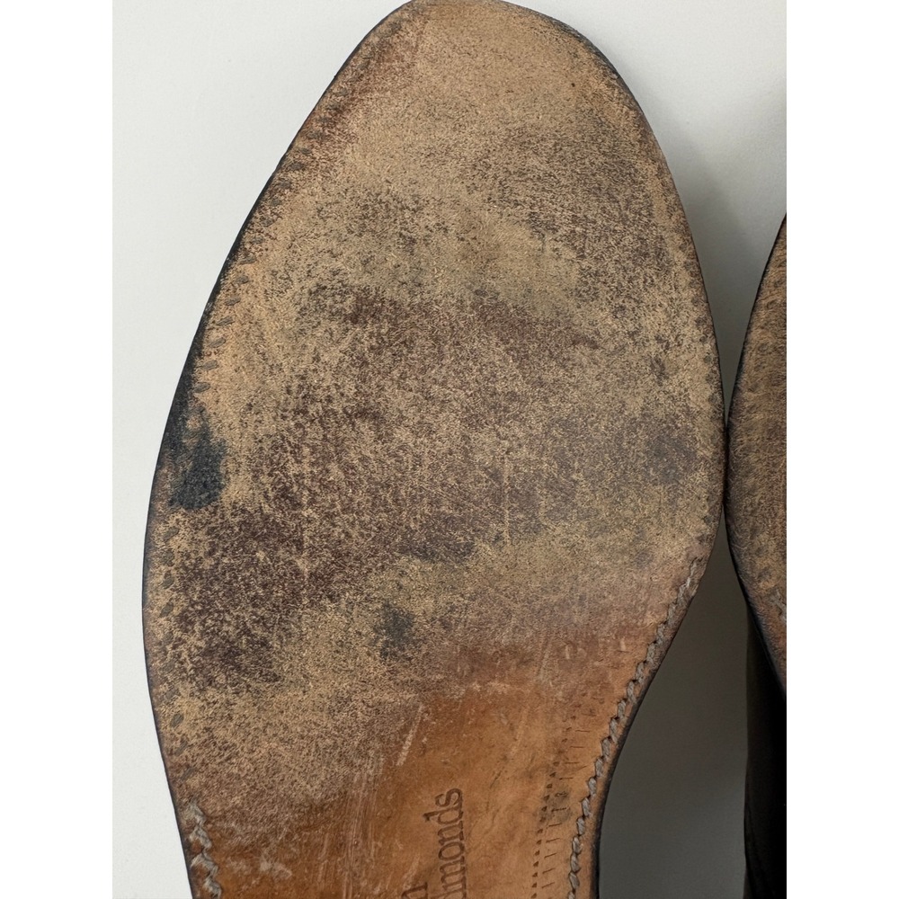 Allen Edmonds Kingswood Wingtip Derby Dress Shoes Men's Size 9.5 Black Leather - Picture 10 of 16